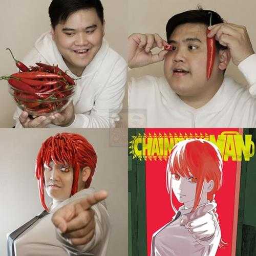 头顶泡面的颓废雷神太还原!泰国低成本cos小哥新作