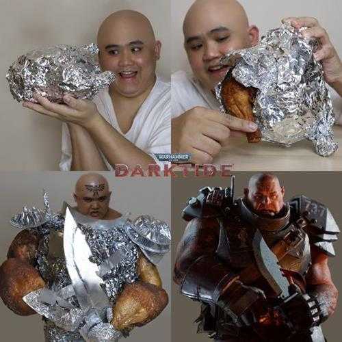 头顶泡面的颓废雷神太还原!泰国低成本cos小哥新作