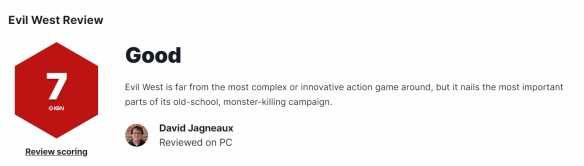 无差评!《暗邪西部》媒体评分:IGN 7分,MC 73分!