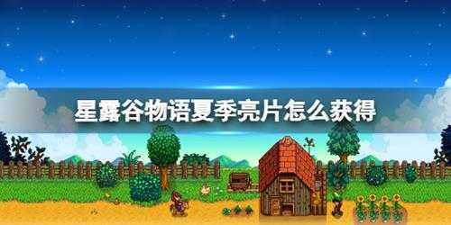 《星露谷物语》夏季亮片怎么获得?