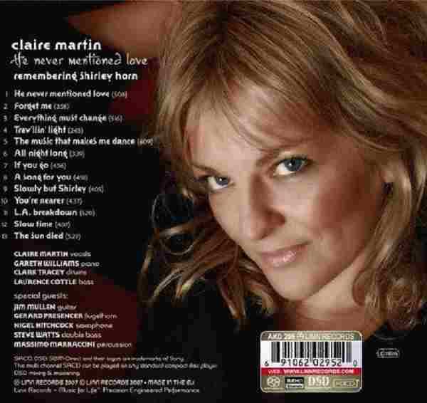 ClaireMartin(克莱尔马丁)-HeNeverMentionedLove.iso