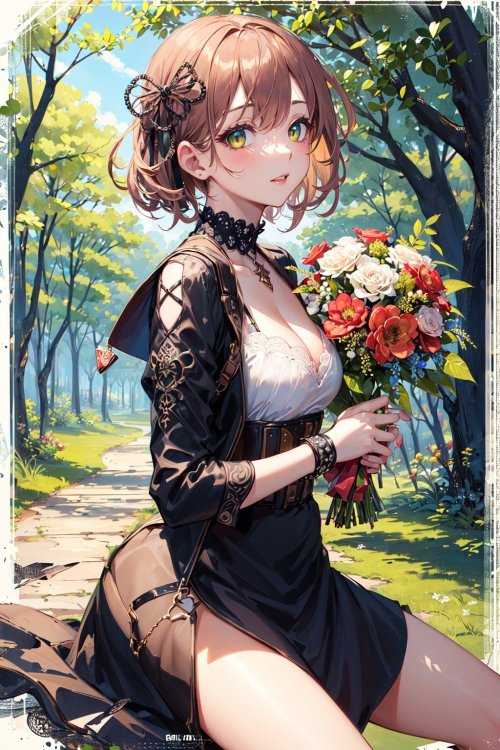 动漫美图杂赏:超短裙、运动系 AI小姐姐肆意展现傲人好身材