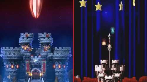 《超级马里奥RPG》和原作画面对比:角色场景3D化