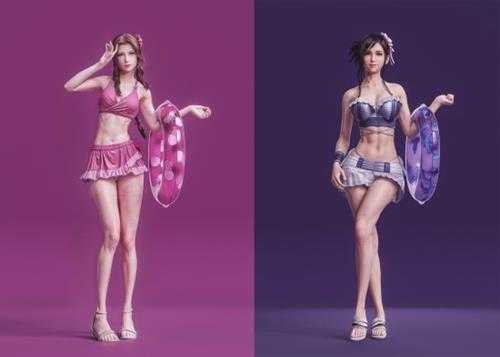 谁是你的菜?《FF7重生》泳装爱丽丝3D模型已竣工