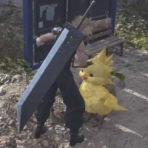 《最终幻想7:重生》可以摸陆行鸟!小陆行鸟超可爱