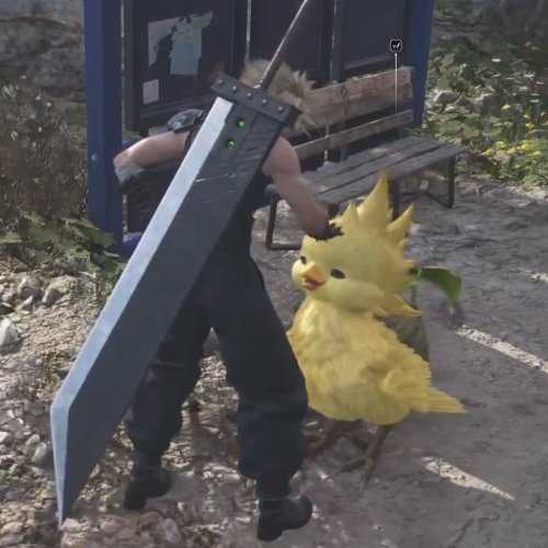 《最终幻想7:重生》可以摸陆行鸟!小陆行鸟超可爱