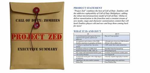 COD被取消独立僵尸游戏细节:灵感源于COD Online