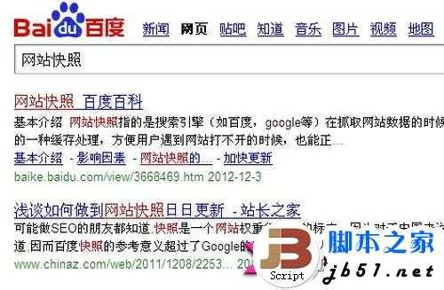 快速提交网站,网站网页快照更新的技巧