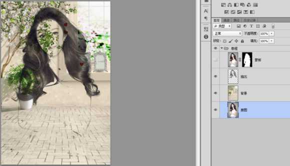 PS利用抽出滤镜快速为人物更换背景