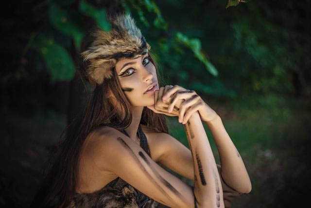 ps给时尚人像照片添加梦幻朦胧的星点效果