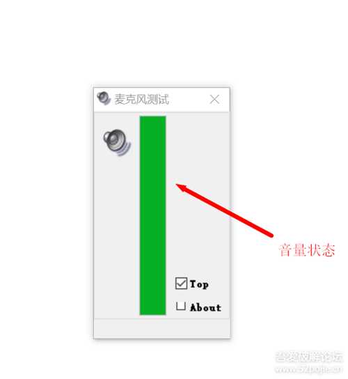 珍藏的【麦克风音量测试工具1.0】绿色单文件!